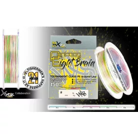   Pontoon 21 Eight Braid New PE #0.5  (0,117 mm) 8,5Lb (4,0 kg) 150m Multicolor