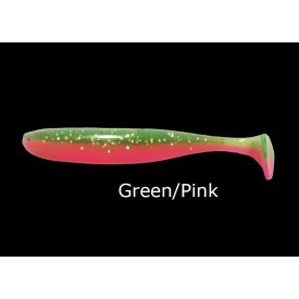 Basic Lures White Bait 3" / Green/Pink gumihal