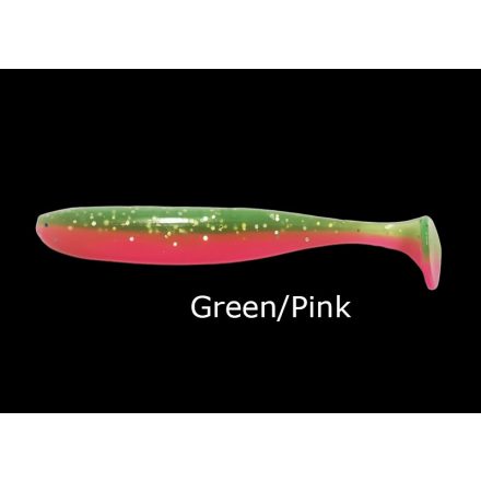 Basic Lures White Bait 3" / Green/Pink gumihal