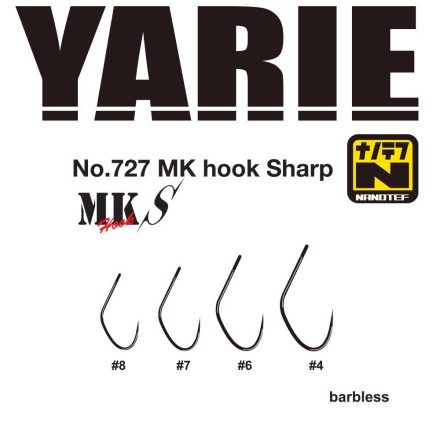 YARIE 727 MK SHARP #06 Barbless