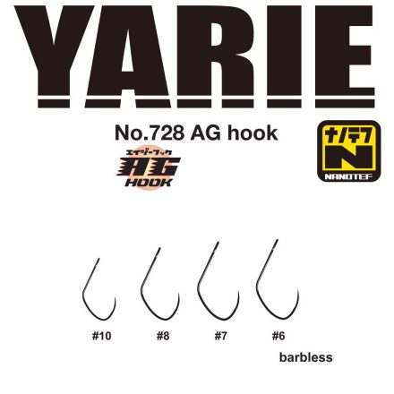 YARIE 728 AG NANOTEF #08 Barbless