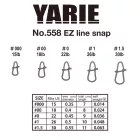KAPOCS YARIE 558 EZ LINE SNAP #0  22LB (10 kg)