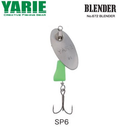 Yarie 672 Blender 3.5gr SP6 Silver Chart