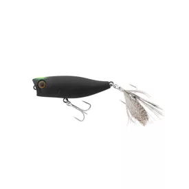   Jackall Chubby Popper 42 Floating / Sight Mat Black felszíni wobbler