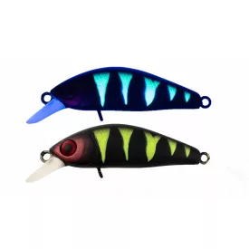   Jackall Chubby Minnow 35 SP / UV Mat Black Perch wobbler műcsali