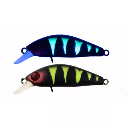 Jackall Chubby Minnow 35 SP / UV Mat Black Perch wobbler műcsali