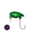 Jackall Area Man Crank 22F / UV Green Chartreuse Punch wobbler műcsali