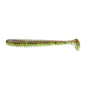   Keitech Swing Impact 3.5" / #401 - Green Pumpkin/Chartreuse gumihal