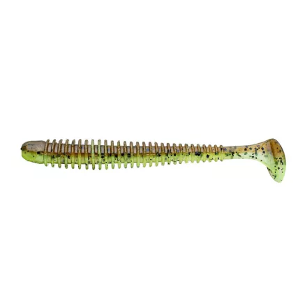 Keitech Swing Impact 3.5" / #401 - Green Pumpkin/Chartreuse gumihal