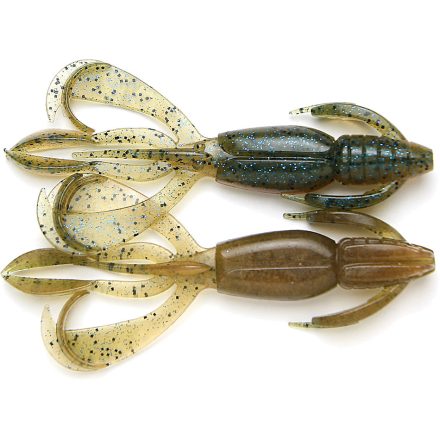 Keitech Crazy Flapper 3,6" / #403 Green Weenie Blue műcsali kreatúra