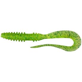   Keitech Mad Wag Mini 3.5" / #424 - Lime/Chartreuse twiszter
