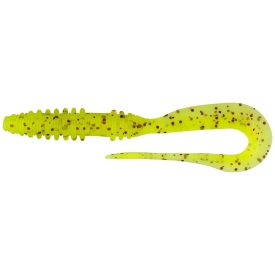   Keitech Mad Wag Mini 2.5" / PAL#01 - Chartreuse Red Flake twiszter