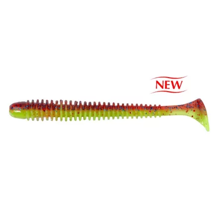 Keitech Swing Impact 2.5" / EA#15 Grape Chart Red FLK. gumihal