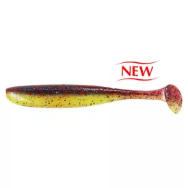   Keitech Easy Shiner 4" 100mm/ EA#15 - Grape Chart Red FLK. gumihal