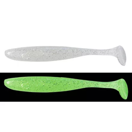 Keitech Easy Shiner 3" 76mm/ #370 - Clear Silver Glow gumihal
