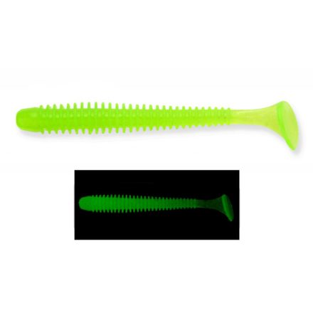 Keitech Swing Impact 2" / #026S - Clear Chartreuse Glow gumihal