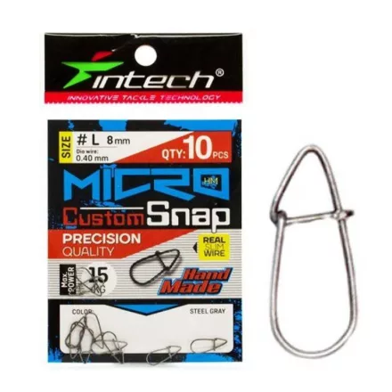 Intech Micro Custom Snap #S (10db) kapocs