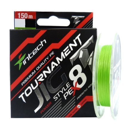 Intech Tournament Jig Style X8 PE #1.5 (0,205 mm) 19,8lb (9 kg) 150 m Fluo Green