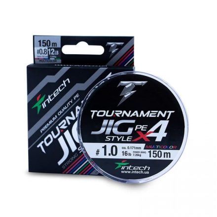 Intech Tournament JIG Style X4 PE #1.0 (0,171mm) 16 lb (7,26 kg) Multicolor