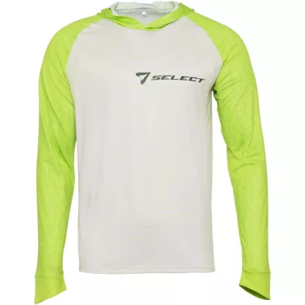 Select Hooded Jersey Green UV-álló horgász mez (UPF 50+, Size: S)