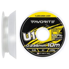 Favorite U1 FC 0,235 mm/3,89 kg (10m) fluorocarbon zsinór