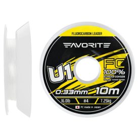 Favorite U1 FC 0,33 mm/7,25 kg (10m) fluorocarbon zsinór