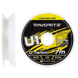 Favorite U1 FC 0,74 mm/31,07 kg (7m) fluorocarbon zsinór