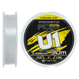 Favorite U1 FC 0,435 mm/11,68 kg (30m) fluorocarbon zsinór