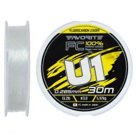 Favorite U1 FC 0,285 mm/5,97 kg (30m) fluorocarbon zsinór