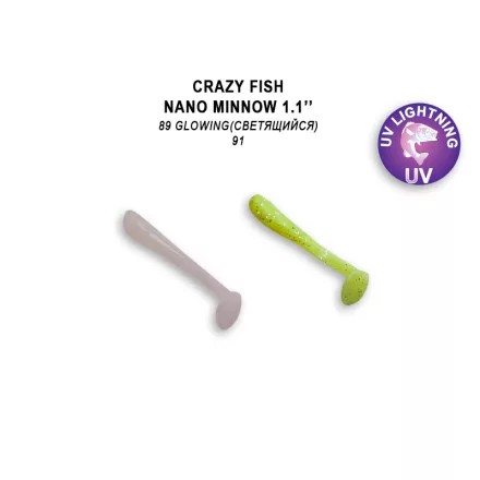 Crazy Fish Nano Minnow 27-89/91-1 gumihal
