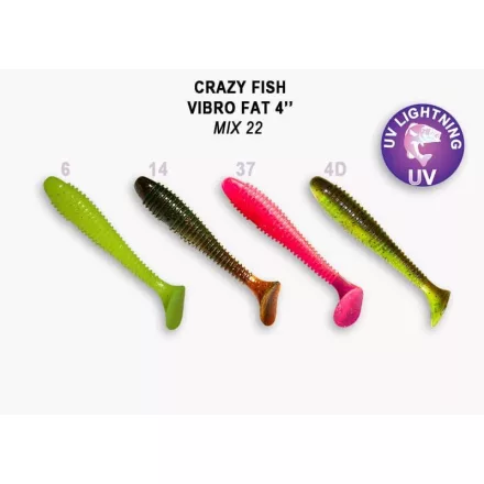 Crazy Fish Vibro Fat 100-M22-6 gumihal