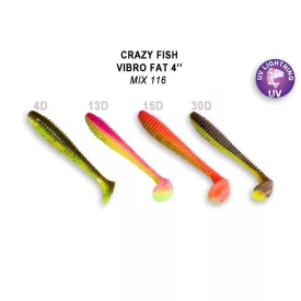 Crazy Fish Vibro Fat 100-M116-6 gumihal