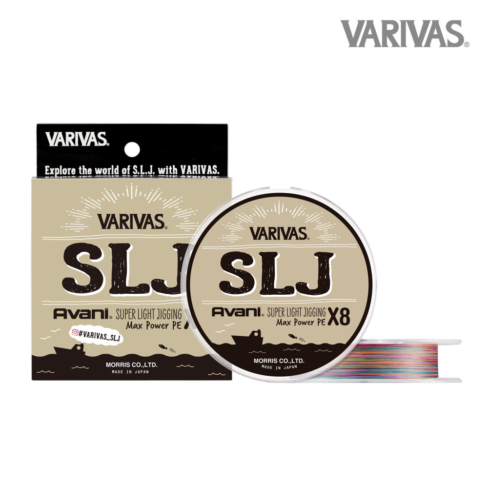 VARIVAS AVANI SLJ SUPER LIGHT JIGGING MAX POWER X8 PE #0.6 (