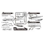 Decoy BL-5S Blade WL #3,5 Willow Leaf Silver - villantó penge