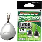 Decoy BL-8S Rolling Blade - #2 Colorado Silver - villantó penge forgókapoccsal