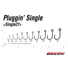 DECOY Single-27 PLUGGIN SINGLE #4 nagyfülű horog