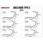 DECOY AREA Hook TYPE II AH-2  #6 Barbless (szakáll nélküli) horog