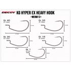DECOY WORM 13 KG HYPER HOOK #1/0 (EX HEAVY OFFSET) offset horog