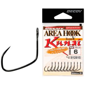  DECOY AREA HOOK TYPE-V AH-5 KUNAI #4 Barbless (szakál nélküli) horog
