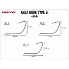 DECOY AREA HOOK TYPE-VI AH-6 SPIC #10 barbless (szakáll nélküli) horog