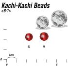DECOY B-1 KACHI BEADS S #PURPLE ütköző gyöngy
