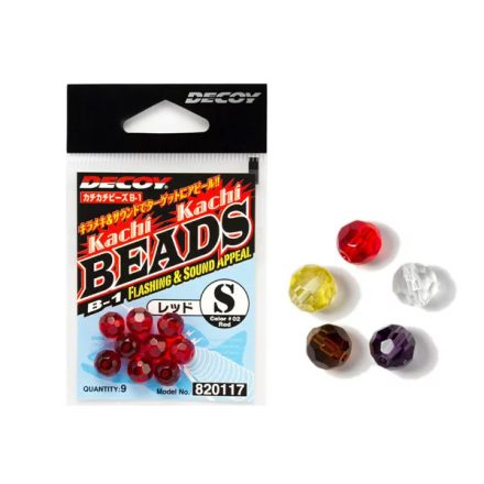 DECOY B-1 KACHI BEADS S #BROWN ütköző gyöngy