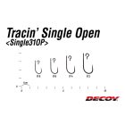 DECOY Single-31OP TRACIN' SINGLE OPEN EYE #8 zárható horogszemmel