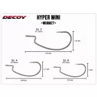 DECOY WORM 27 KG HYPER MINI #6 (Small & Strong) offset horog