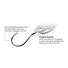 DECOY AREA HOOK TYPE-IE AH-1E #8 Barbless (szakáll nélküli) horog