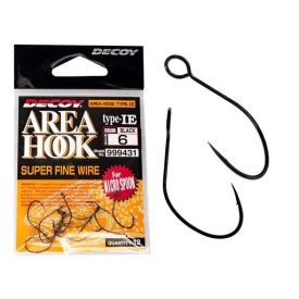   DECOY AREA HOOK TYPE-IE AH-1E #6 Barbless (szakáll nélküli) horog