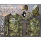VEDUTA Jersey Reptile Skin Forest Camo - horgász mez (UPF 50+, Size: L)
