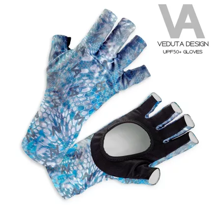 VEDUTA Fishingwear Gloves / Blue Size: M