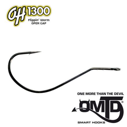 OMTD Flippin' Worm Open Gap OH-1300 / #4/0 (6db/cs.)