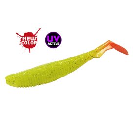   Molix RA Shad 3.0" FAT / #639 - *UV Tournament Chartreuse Orange Tail gumihal